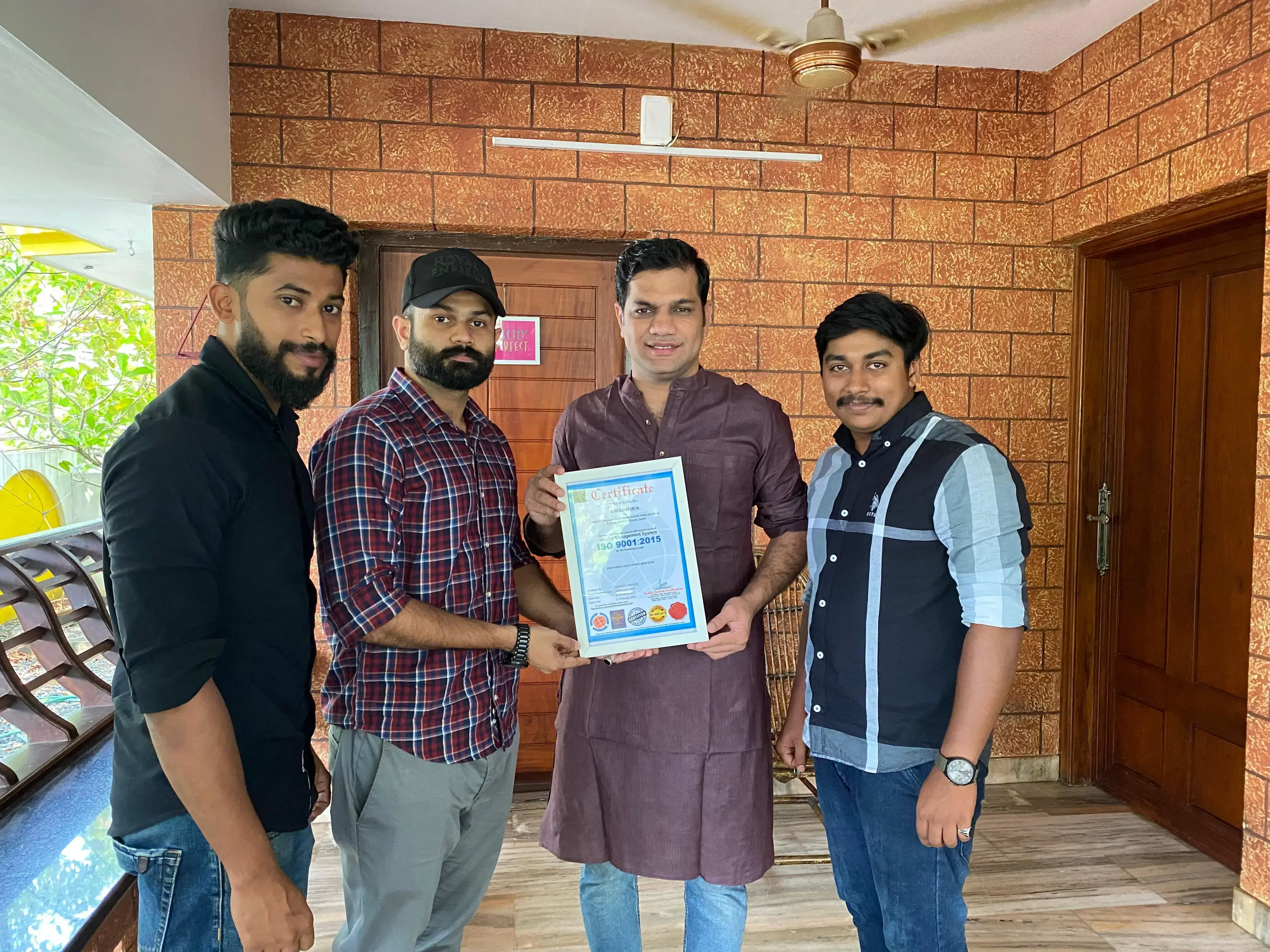 ISO Certification ceremony