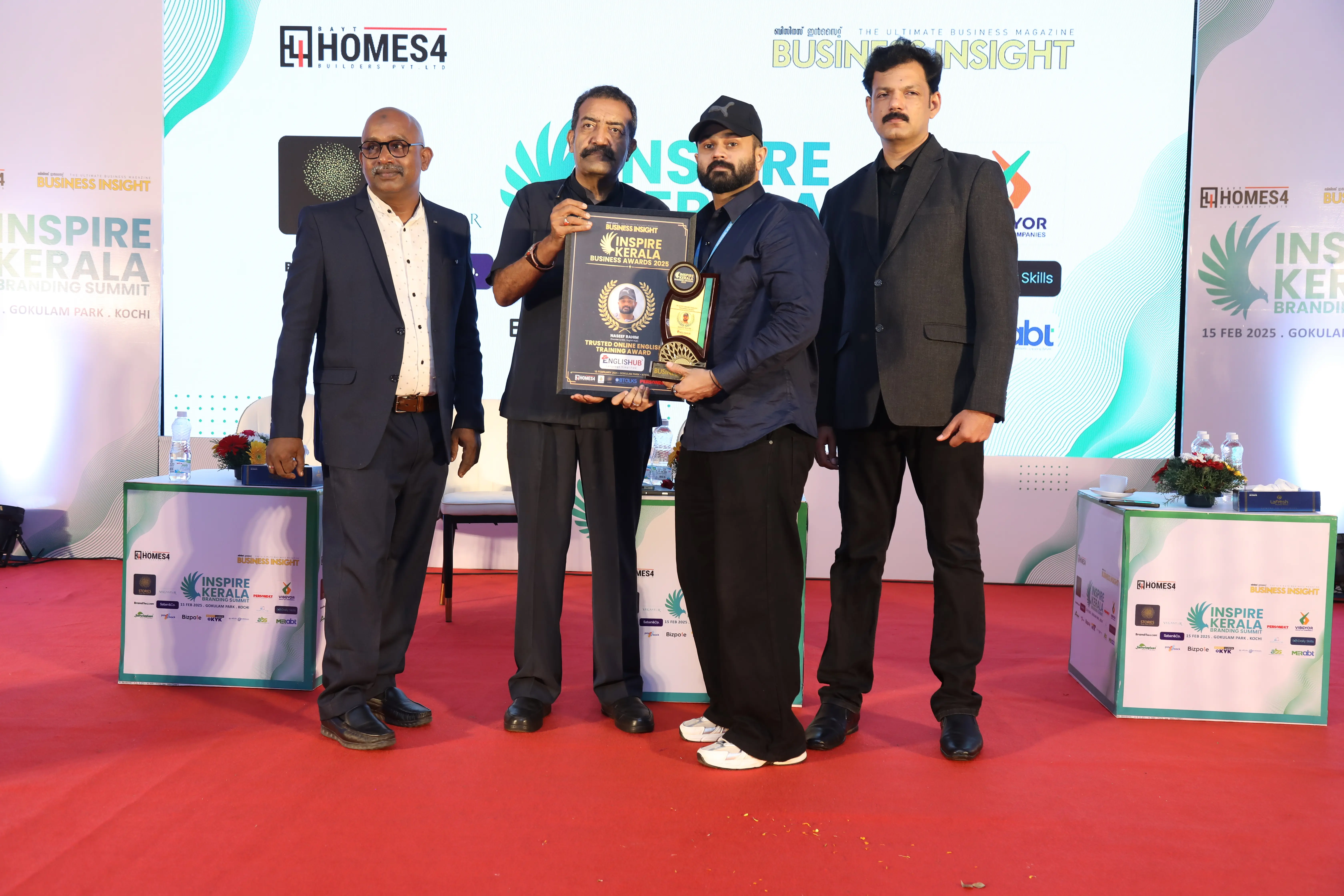 Most Trusted Online English Training Award ceremony